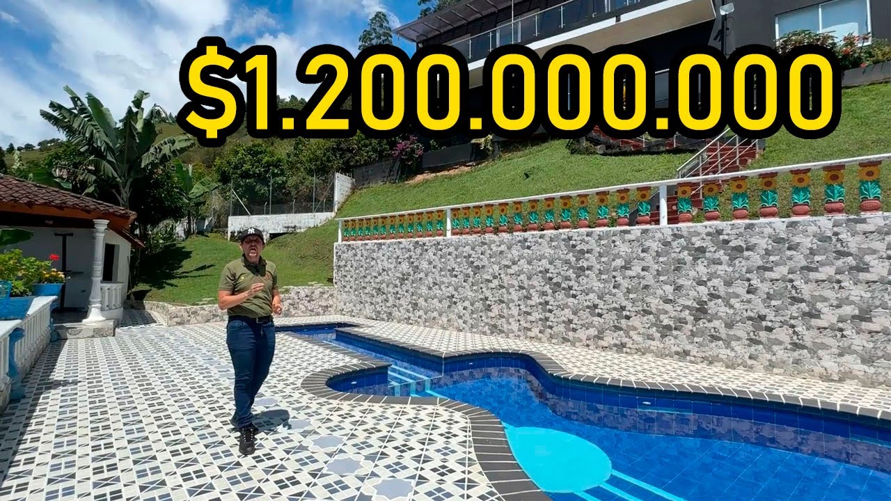 Casa Campestre en Sopetran con 4 HECTAREAS y cultivo de PLATANO 1200M