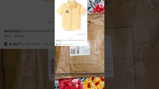 #Babyhug Cotton Stripe Shirt BabyBoys #Affordable #firstcryhaul #firstcry