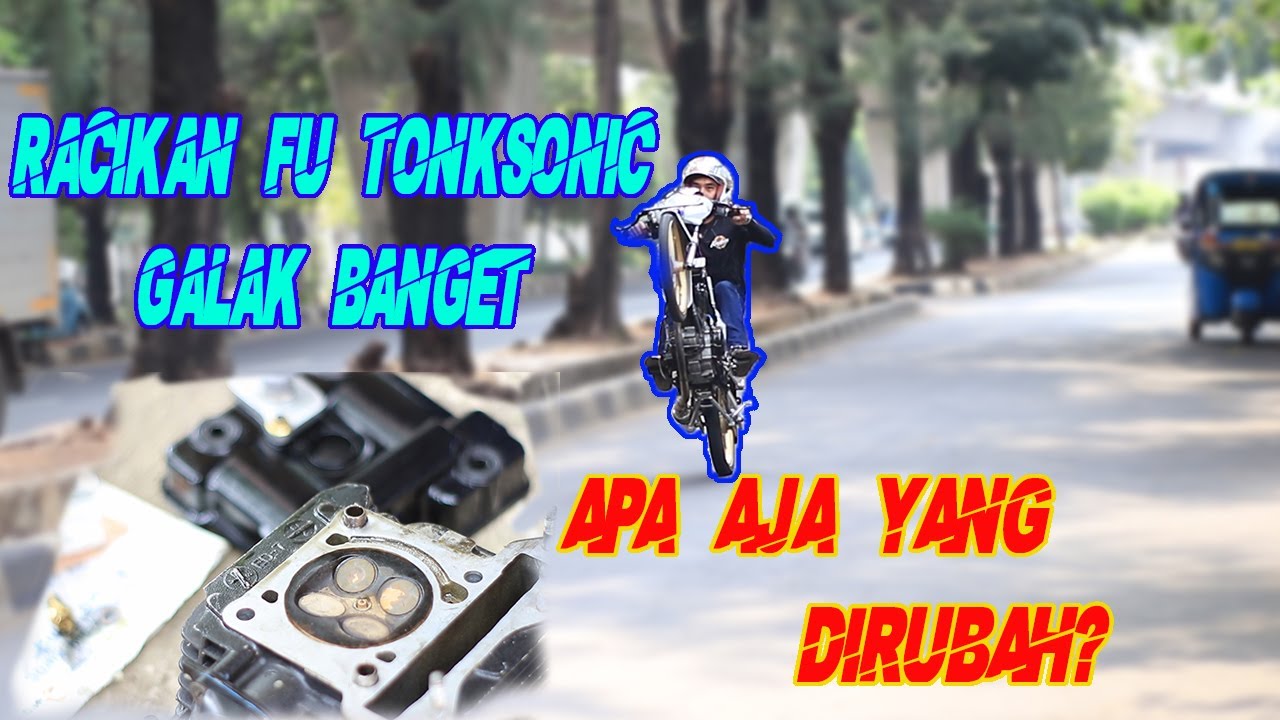 SATRIA FU SPEK STD PORTING,TENAGA NYA GILA SERASA 200CC