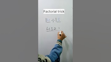 Factorial trick | math #shorts #maths #youtubeshorts