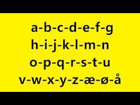 norwegian alphabet song - abcdefghijklmnopqrstuvwxyzæøå - YouTube