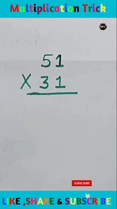 How to multiply  2- digit numbers fast with a trick ? #multiplication #tricks #nityamstudycentre