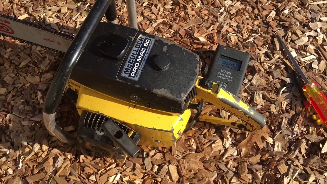 Tuning McCulloch Pro Mac 60 - YouTube