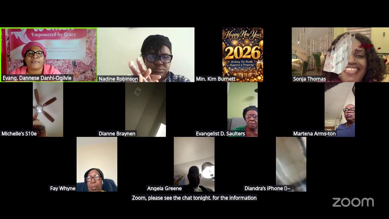 Women Empowered by Grace Mid-day Meditation with Evang. D. Danhi-Ogilvie & Apostle Dr D. Smith