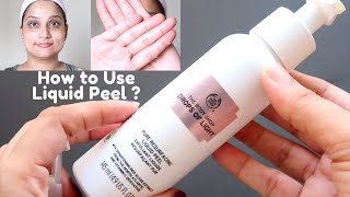 How to Use Liquid Peel ? The Body Shop Drops of Light Pure Resurfacing Liquid Peel Demo screenshot 5