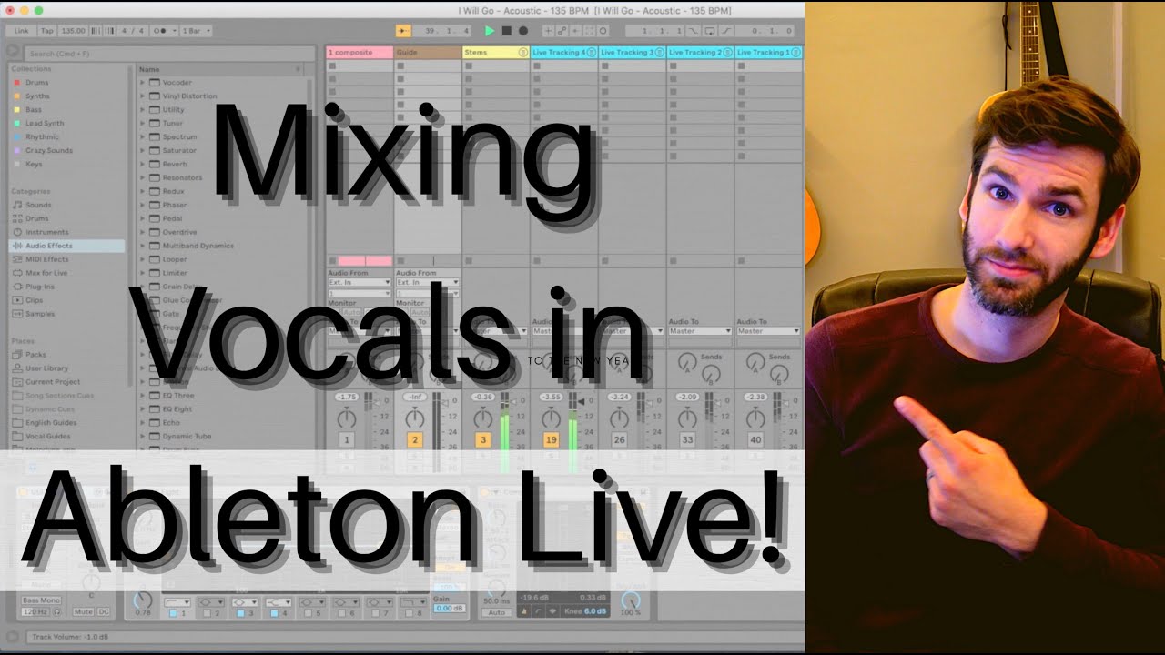 How to Mix Vocals in Ableton Live 10 // "I Will Go" by UPCI Music ...