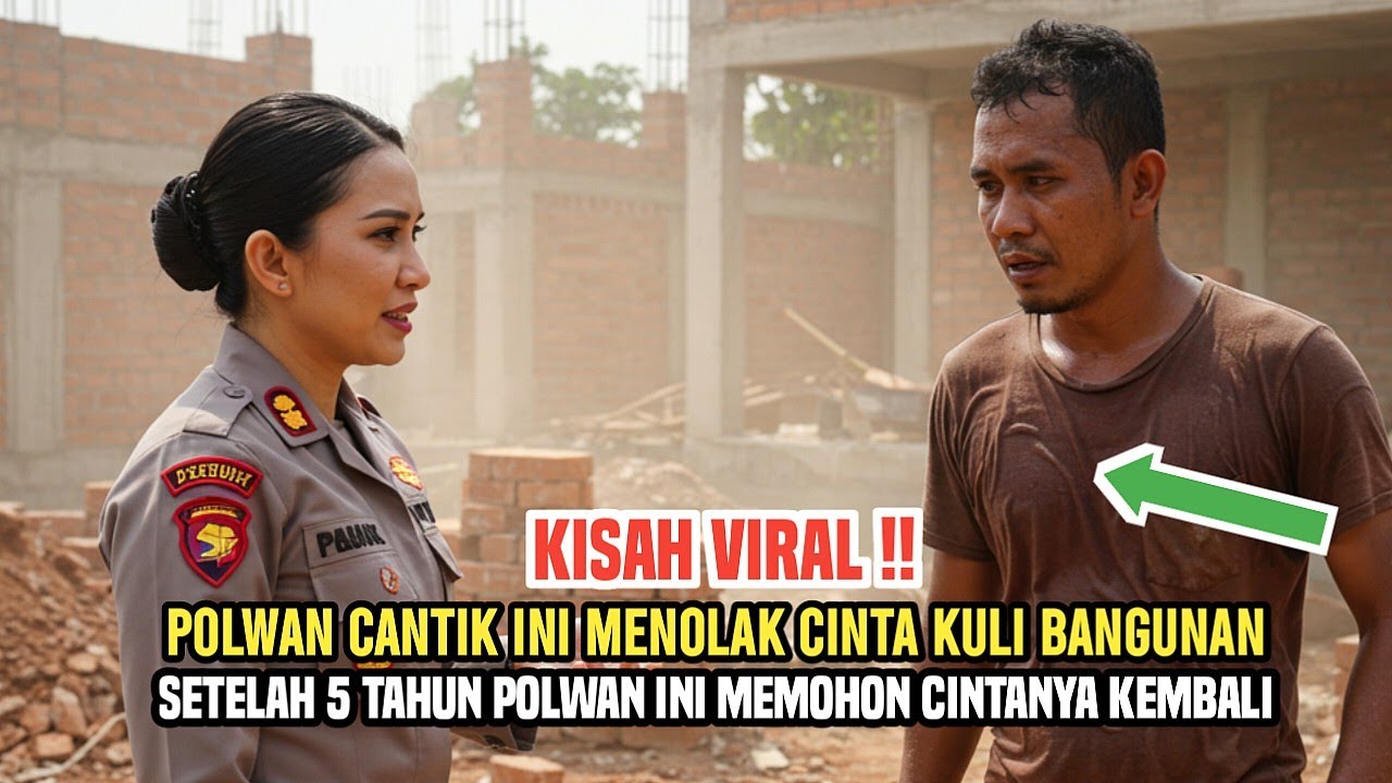 Kisah Viral ‼️ Kuli Bangunan dihina Miskin Oleh Polwan Cantik, Setelah itu Polwan Ini Menyesal