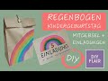 Regenbogen Kindergeburtstag Mitgebsel und Einladungskarten gestalten / Party Feier Kinder / DIY