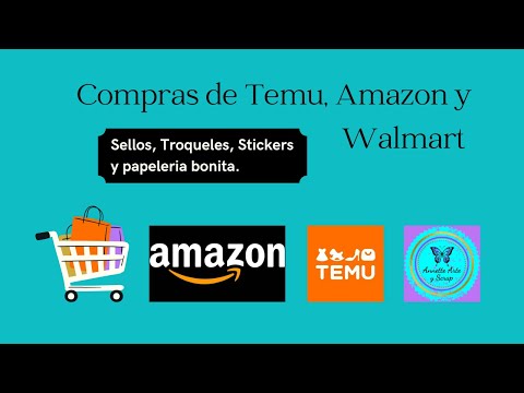 Compras de Temu, Amazon y Walmart