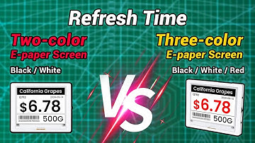 Dual-Color vs Three-Color E-Paper: CrowPanel 4.2” ESP32 HMI Display Refresh Test
