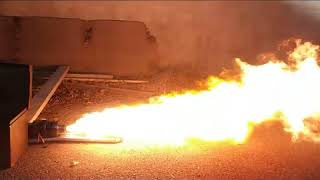 Hybrid Rocket engine test. #2