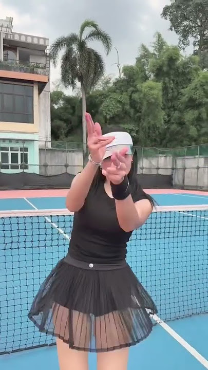 Imutnya Ghea Youbi mode Tennis Girl #gheayoubi