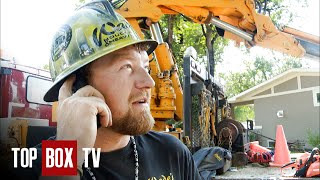 House Movers Almost Destroy Mansion  Cabin Truckers S1E9  Dinosaurs Kids Too Many Trees