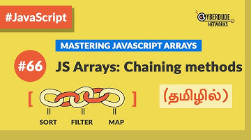 #66 - Javascript Arrays: Chaining Methods - (தமிழில்) (Tamil) | JavaScript Course