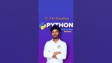File Handling in Python Explained in Telugu || #shorts #python #codewithbala #coding #trending