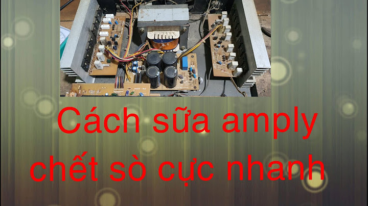 Amply denon bị cháy sò sửa giá bao nhiêu năm 2024