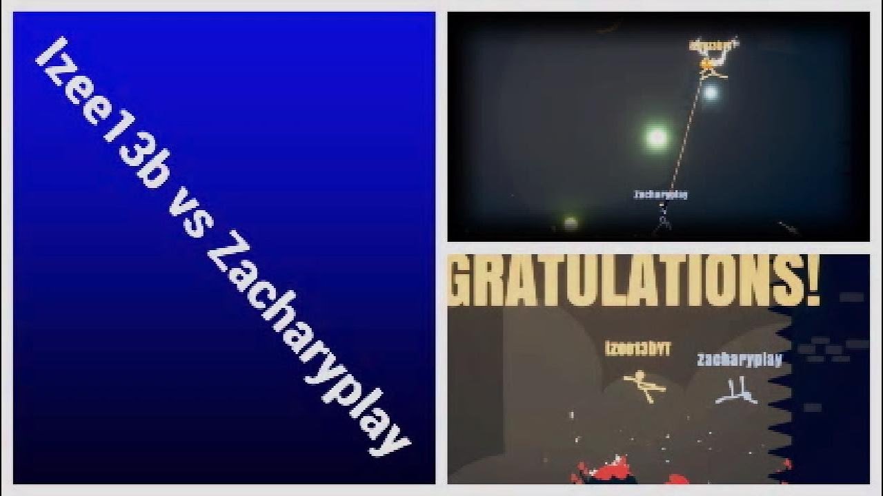 Playing Stick Fight with Zach on every map