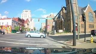 Driving through Mansfield, Ohio