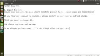 Fortin Quiz Pro Android studio Import Project screenshot 3