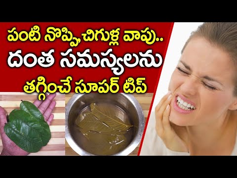 పంటి నొప్పి, చిగుళ్ళ వాపును తగ్గించే సూపర్ టిప్ I Panti Noppi I Teeth Pain I Everything in Telugu
