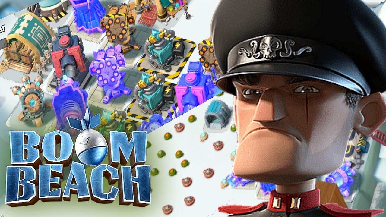 How To Beat Hammermans FLEET! Boom Beach HQ 25