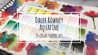 Daler Rowney Aquafine Watercolors | Swatches