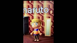 I recreated anime characters in ACHN! #shorts 