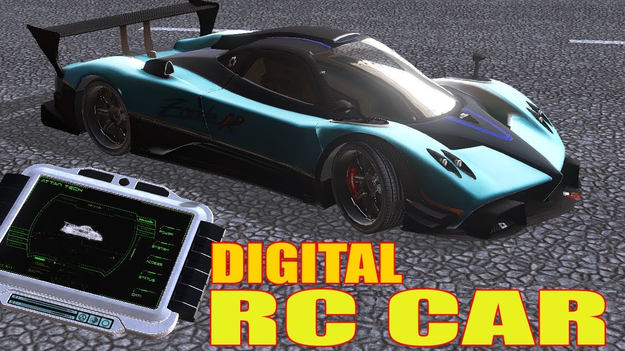 RC car digital Mobil Remote Control "PAGANI ZONDA R" YouTube