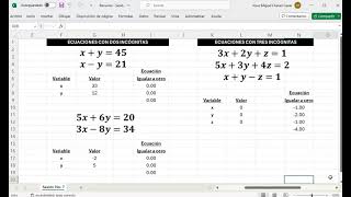 Sesión 07  Resolución de Ecuaciones Mediante Excel