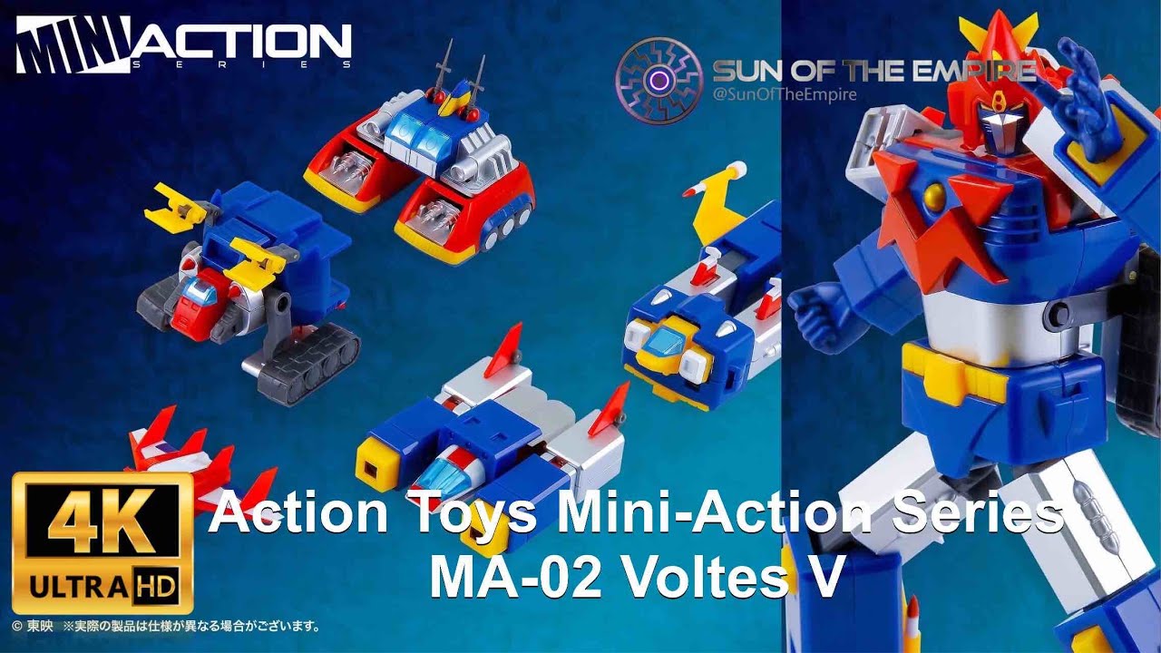Action Toys Mini-Action Series MA-02 Voltes V ボルテスV Unboxing Q