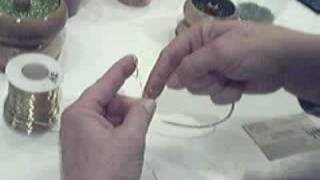 French Beading a Leaf Tutorial - Part 1
