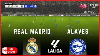 REAL MADRID VS ALAVES EN VIVO | LALIGA 2024 | SIMULACIÓN Y PUNTUACIÓN EN VIVO #laliga