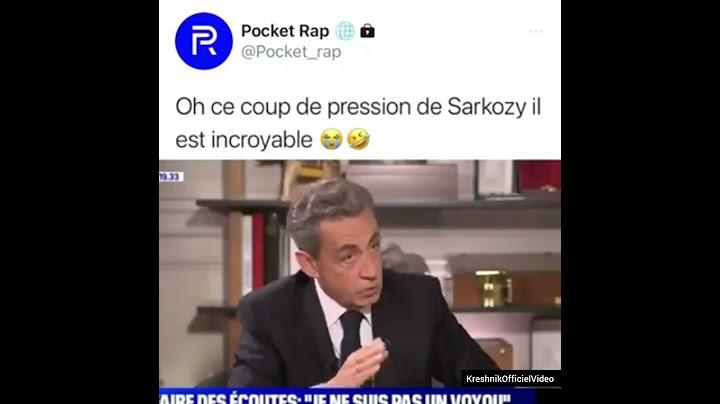 Le coup de pression de Sarkozy 😂😂😂😂