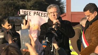 Mélenchon participe à Génève à un rassemblement pour un cessez-le-feu à Gaza | AFP Images