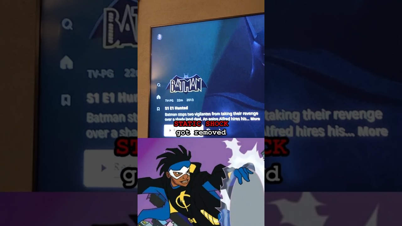 Batman CANCELLED STATIC SHOCK - 