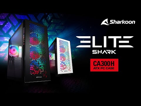 Sharkoon ELITE SHARK CA300H ATX PC Case
