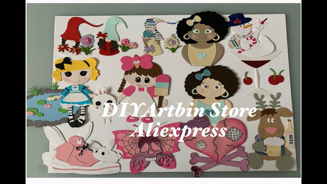 Aliexpress Haul // DIYArtbin Store DT Package // Cutting Dies Haul