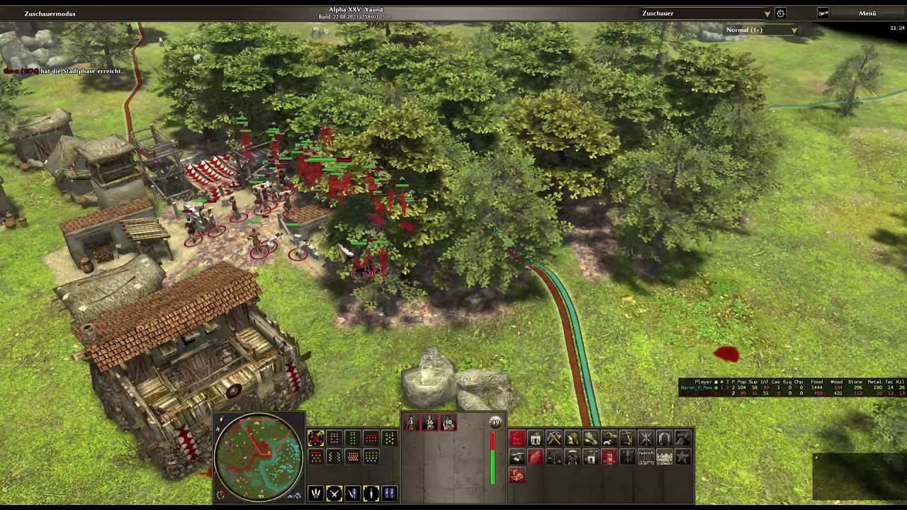 Epic 1v1 - TOWER DEFENSE - very interesting 1v1 - 0ad tutorial for beginners how to rush boom defend