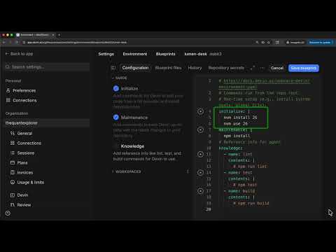 How to Set Up Devin's Environment for Your Repo
