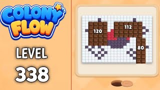 Colony Flow Level 338 walkthrough & solution Gameplay Easy