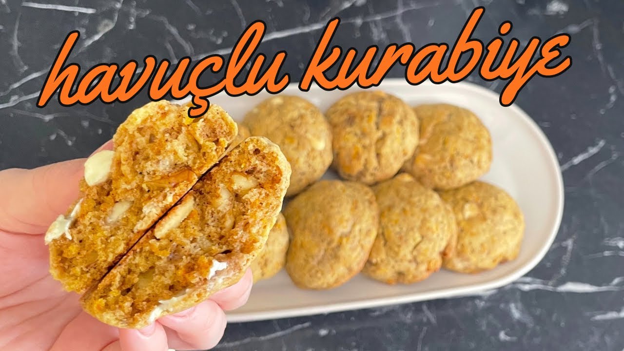 HAVUÇLU TARÇINLI KURABİYE  🥕✅👌