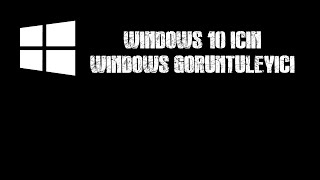 WINDOWS 10 GORUNTULEYICI NASIL AKTIF HALE GETİRİLİR?FOTOĞRAF GÖRÜNTÜLEYİCİ SORUNUNA %100 ÇÖZÜM