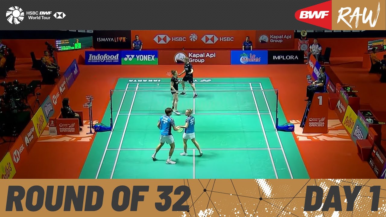 live badminton indonesia open 2022 court 1