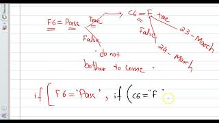 V9 applying IF function Practice 2 and intorduction to nested IF function practice 1