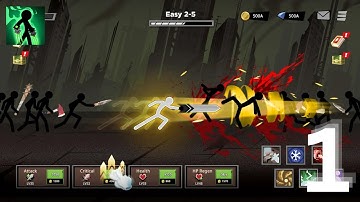 Epic stickman RPG idle game gameplay walkthrough part 1 (android)