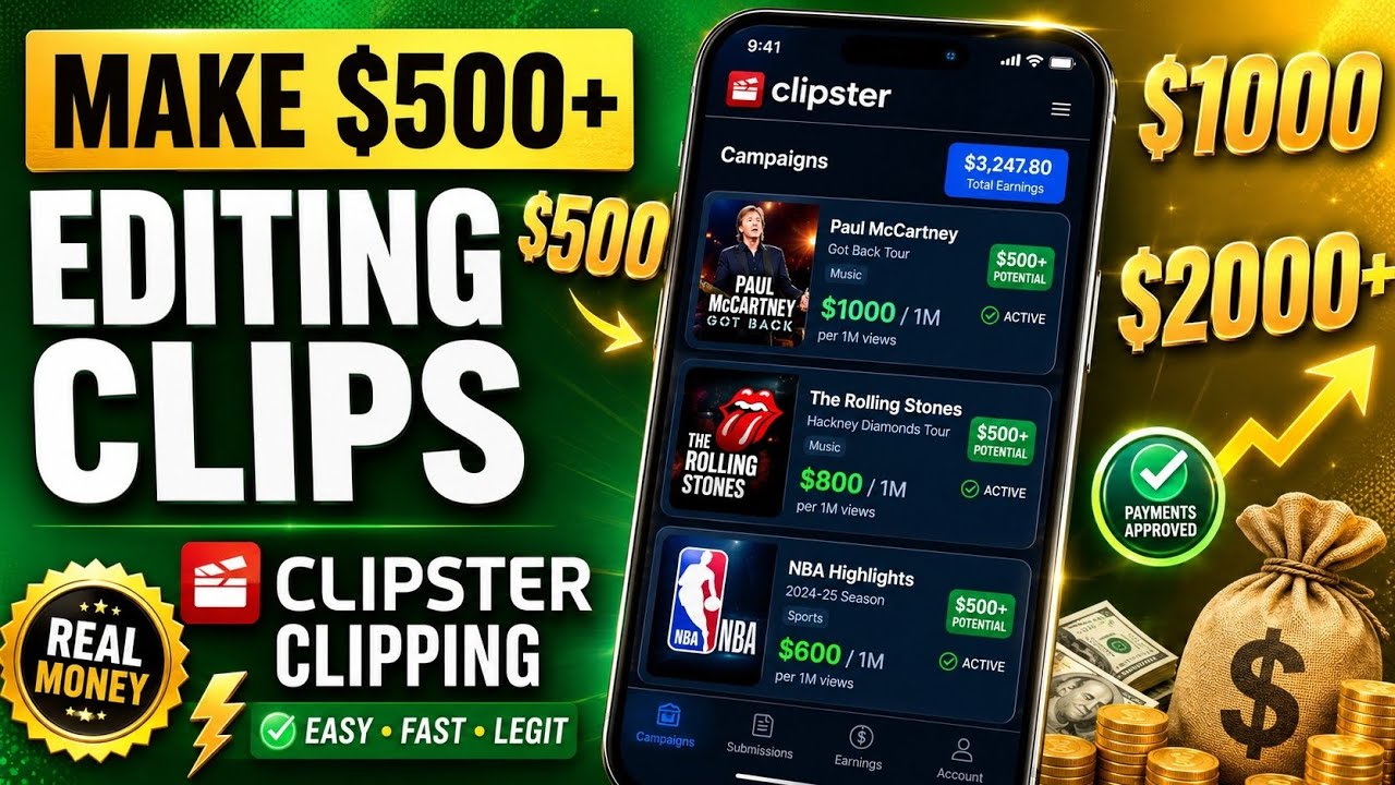 How I Edit Viral Clips for Clipster Campaigns (Complete Beginner Guide)