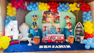 Decoración de cumpleaños PAW PATROL by Ferchaliz Chic 1,478 views 3 months ago 1 minute, 1 second