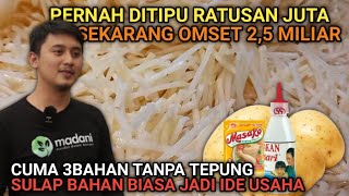 GAK PELIT ILMU.!! 300 TON/BULAN DARI BAHAN BIASA DIBUAT USAHA MENJANJIKAN