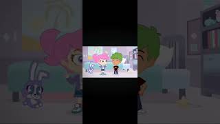 Pink Hair Billie And Green Hair Truman magiki comicbooks animation gulli cartoon shorts