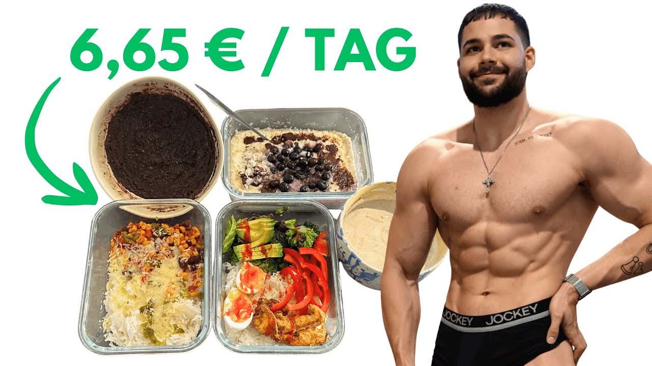 Der günstigste Ernährungsplan für maximalen Muskelaufbau (Für Schüler, Studenten,...)